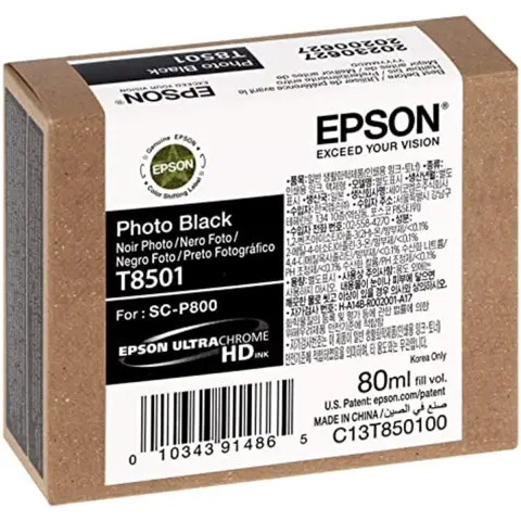 Tusz Epson SureColor  do  SPC-P800  | 80 ml | photo black